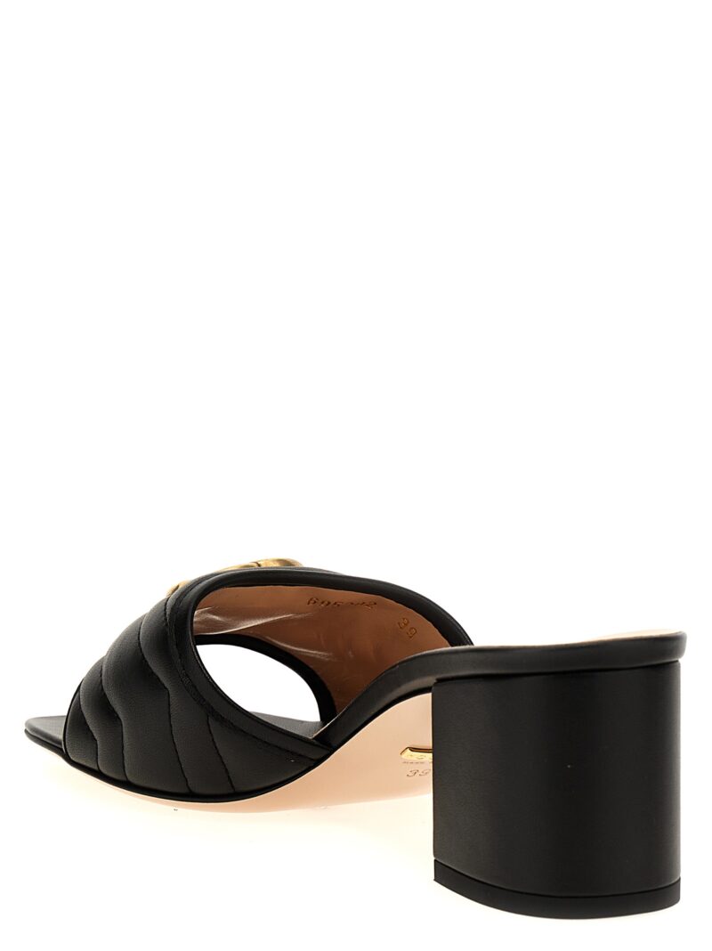 'Doppia G' sandals Woman GUCCI Black