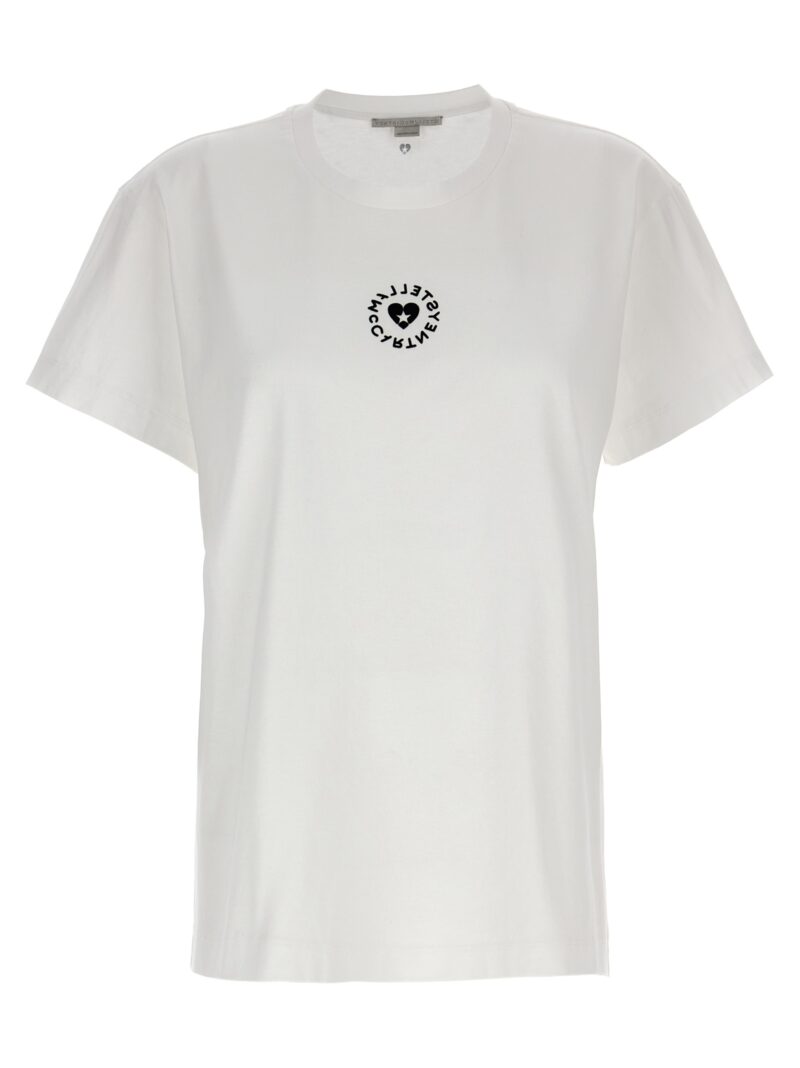 'Iconic Mini Heart' T-shirt STELLA MCCARTNEY White