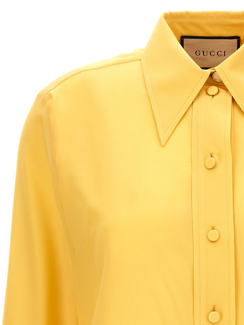 Silk shirt Woman GUCCI Yellow