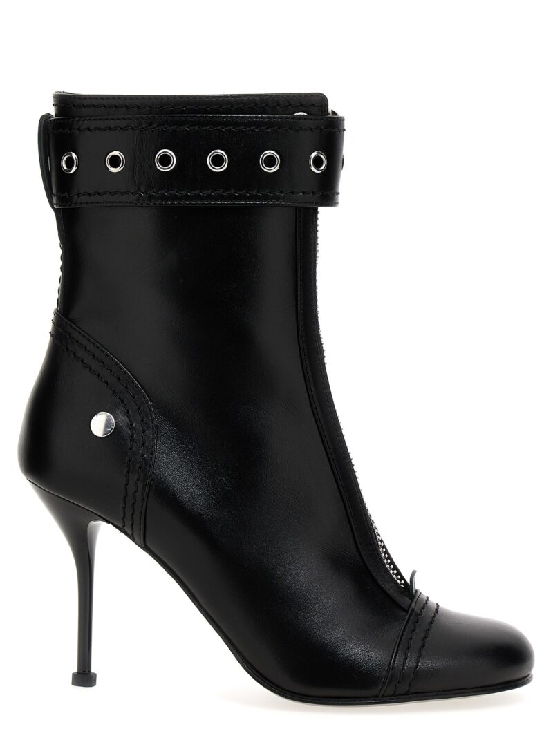 Buckle ankle boots ALEXANDER MCQUEEN Black