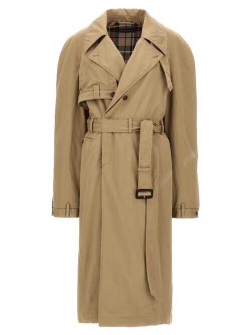 'Deconstructed' trench coat BALENCIAGA Beige