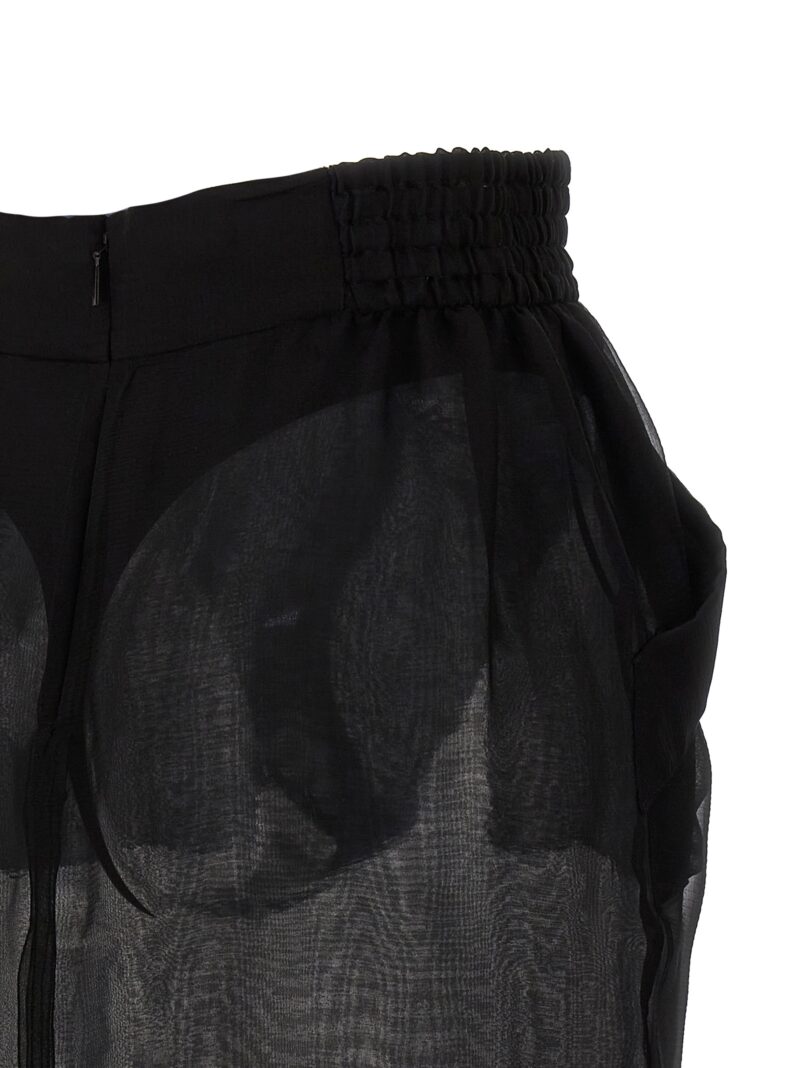 Skirt muslin silk 100% silk SAINT LAURENT Black