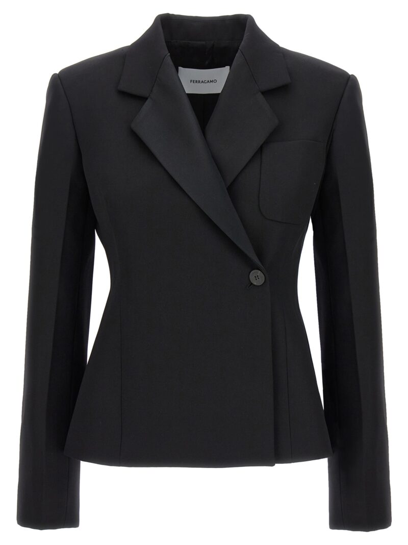 'Tuxedo' blazer FERRAGAMO Black