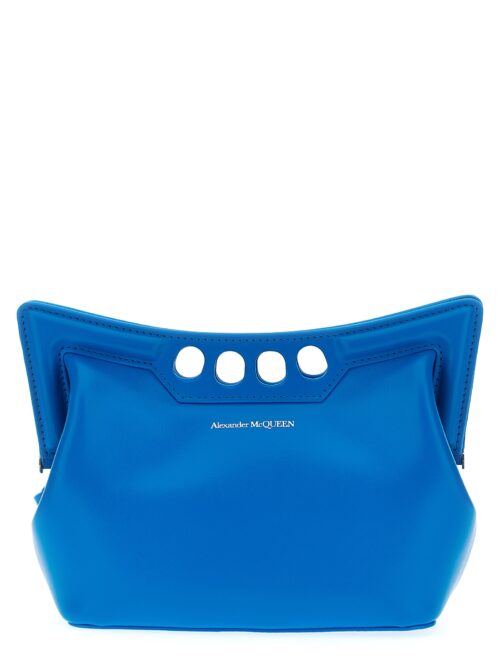 'Peak Mini' shoulder bag ALEXANDER MCQUEEN Light Blue