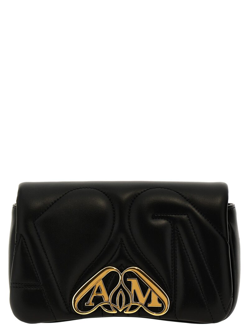 'The mini seal' crossbody bag ALEXANDER MCQUEEN Black