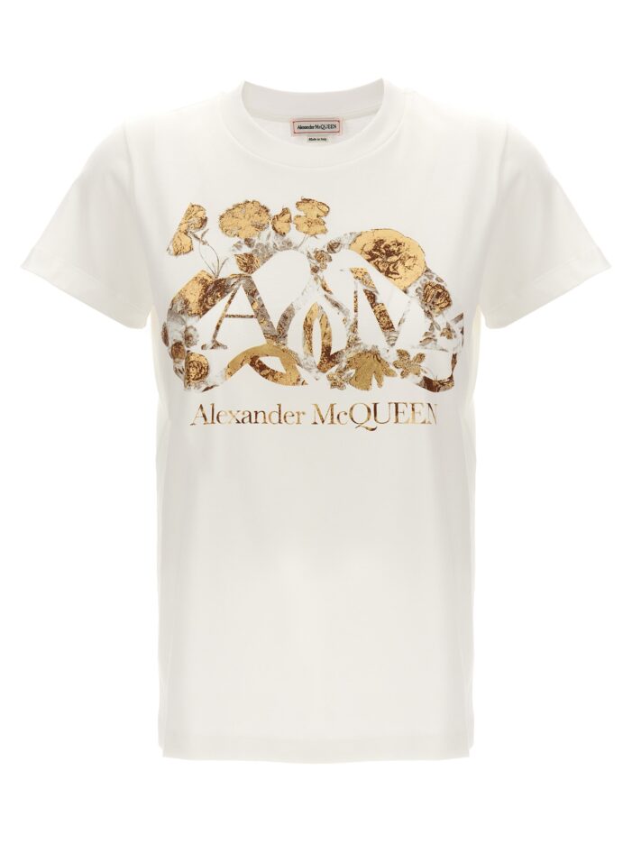 'Cut and Sew' T-shirt ALEXANDER MCQUEEN White