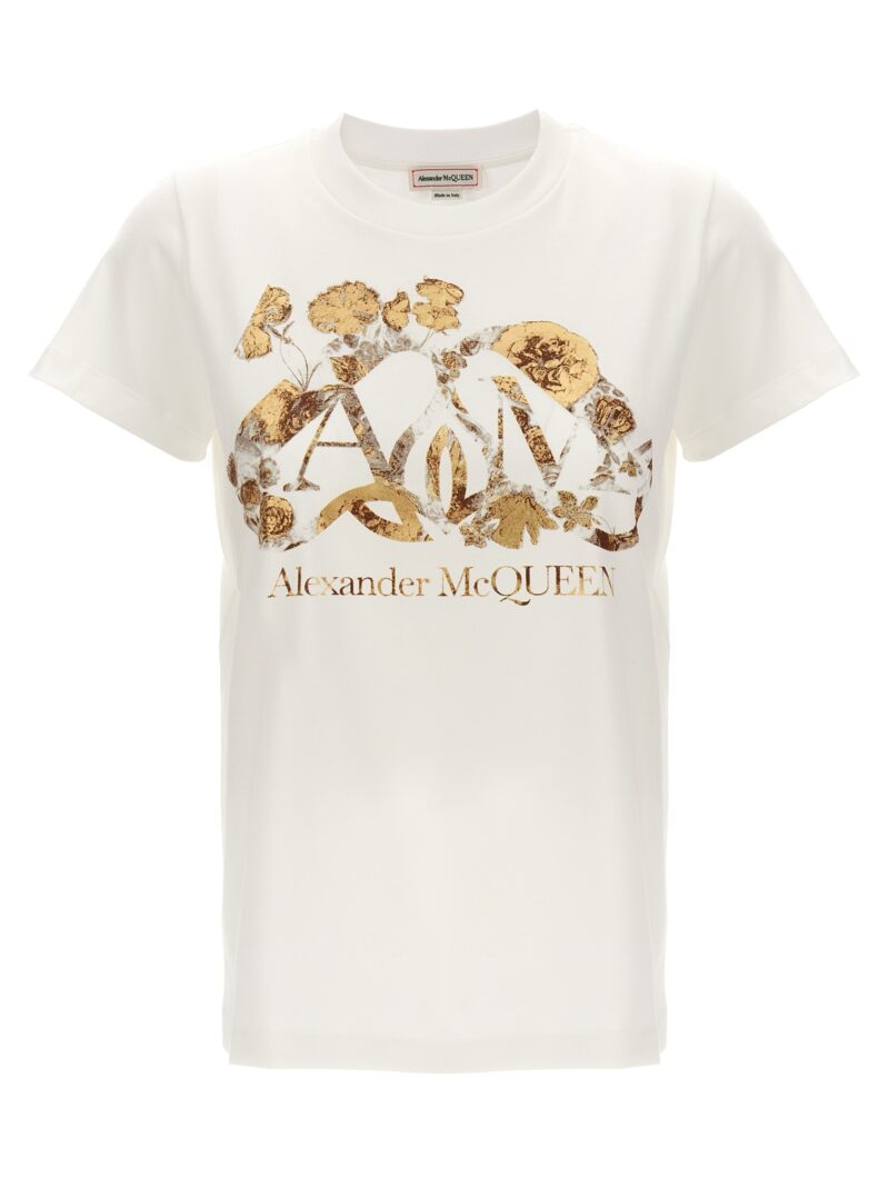 'Cut and Sew' T-shirt ALEXANDER MCQUEEN White