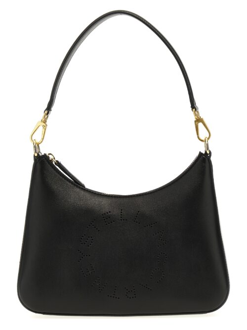 'Logo' small shoulder bag STELLA MCCARTNEY Black