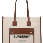 Medium 'Freya' shopping bag BURBERRY Brown
