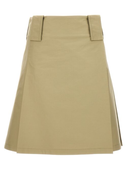 Pleated skirt BURBERRY Beige