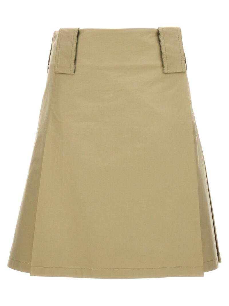 Pleated skirt BURBERRY Beige