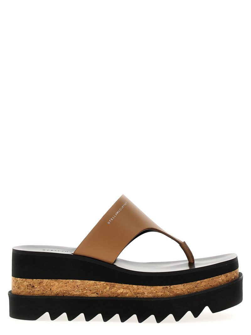 'Sneak-Elyse' sandals STELLA MCCARTNEY Brown