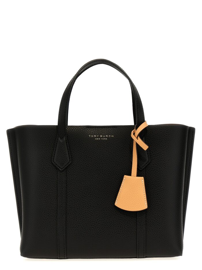 'Perry' small shopping bag TORY BURCH Black