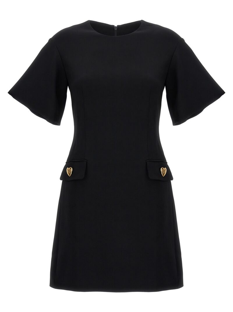 'Cuore' dress MOSCHINO Black