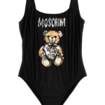'Teddy Bear' one-piece swimsuit MOSCHINO Black