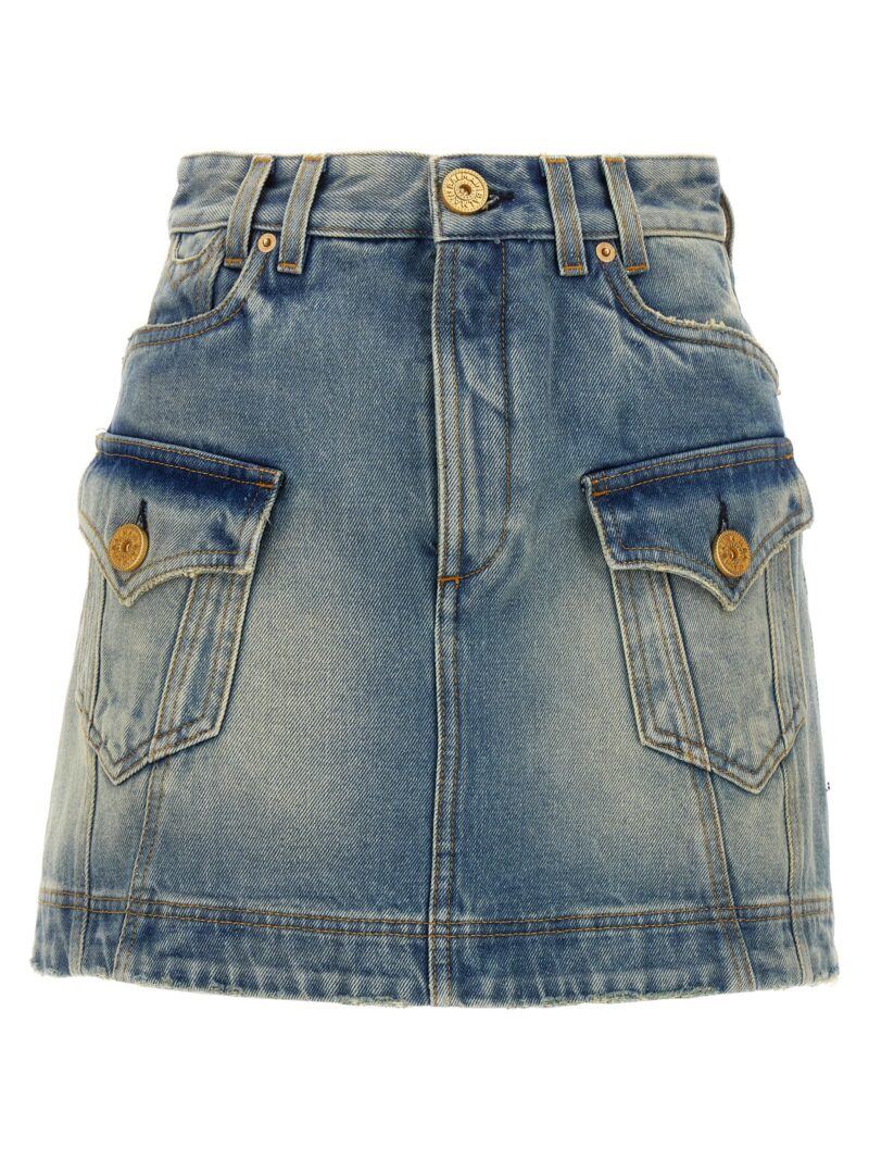 'Western' skirt BALMAIN Blue