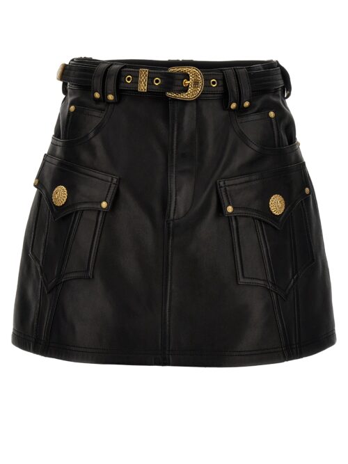 'Western' skirt BALMAIN Black