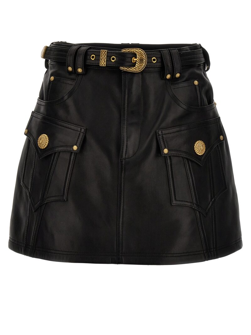 'Western' skirt BALMAIN Black