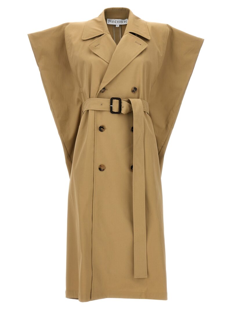 Sleeveless double-breasted trench coat J.W.ANDERSON Beige