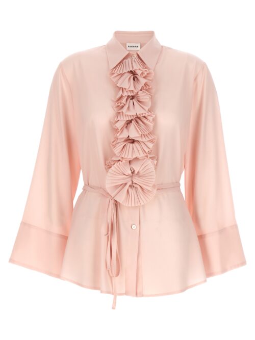 Ruffles shirt P.A.R.O.S.H. Pink