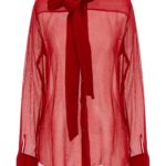 Pussy bow shirt ERMANNO SCERVINO Red