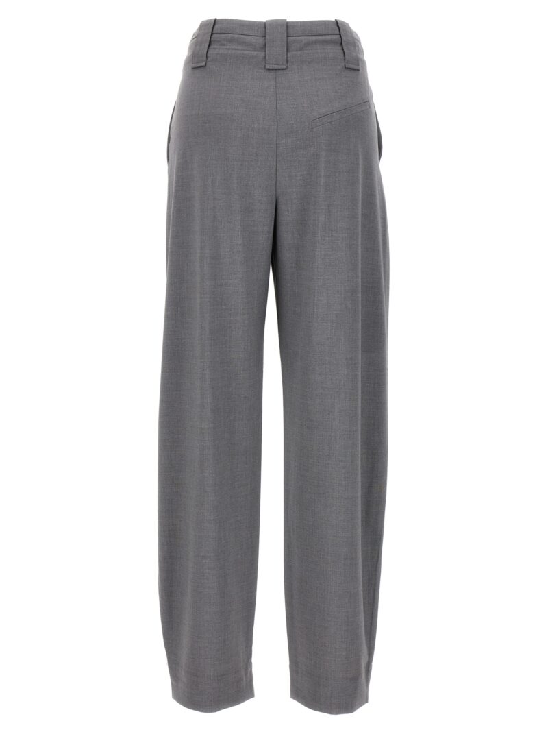 'Drapey' pants F8165921 GANNI Gray