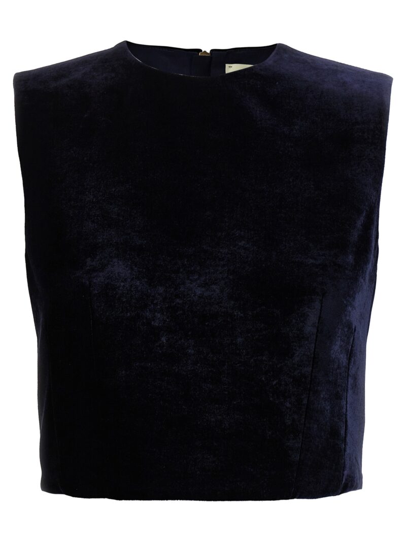 Velvet top FENDI Blue