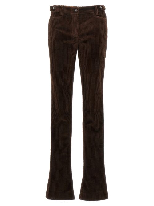 Corduroy pants DOLCE & GABBANA Brown