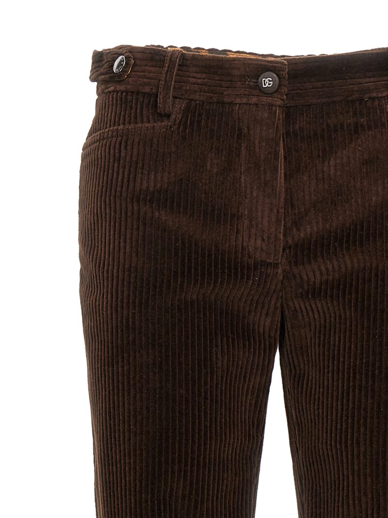 Corduroy pants Woman DOLCE & GABBANA Brown