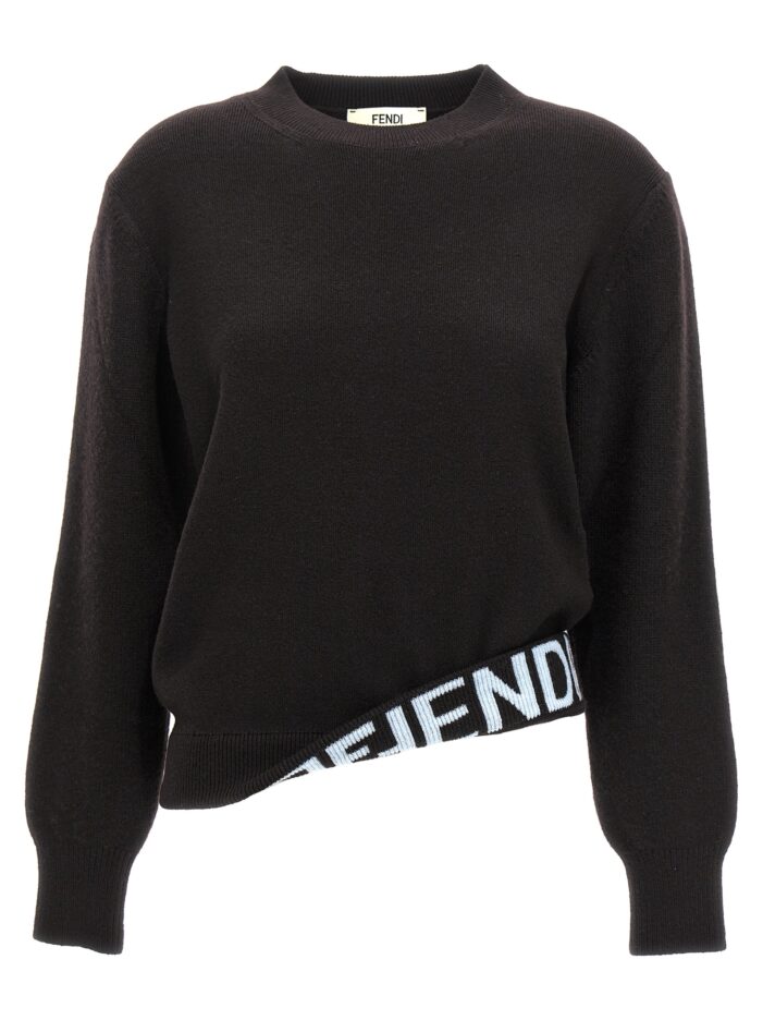 'Fendi Mirror' sweater FENDI Brown