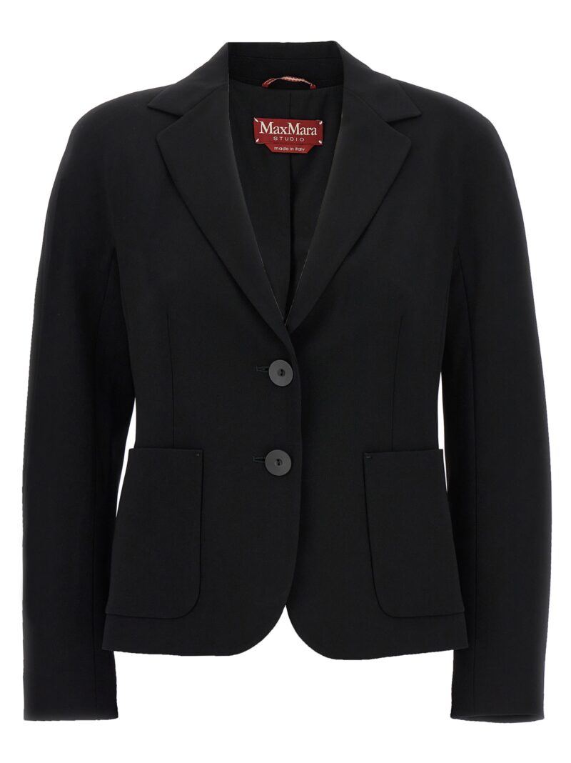 'Ginseng' blazer MAX MARA STUDIO Black