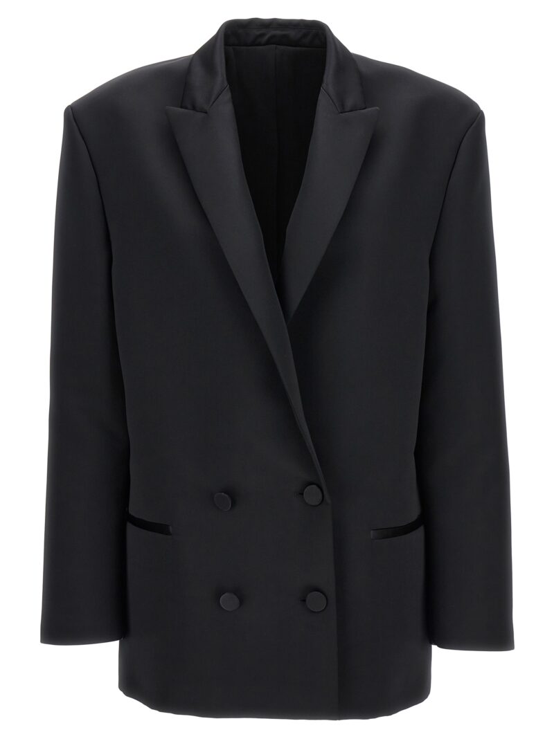 Oversize duchesse blazer PHILOSOPHY Black