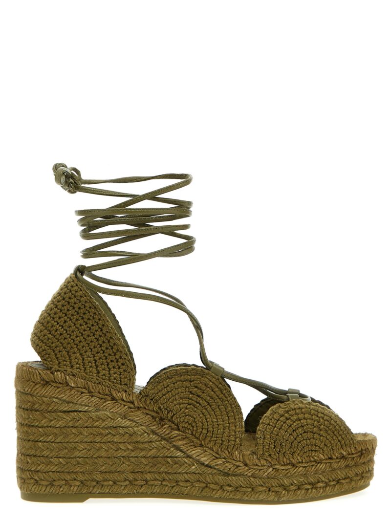 'Solar' capsule Paula's Ibiza wedges LOEWE Green