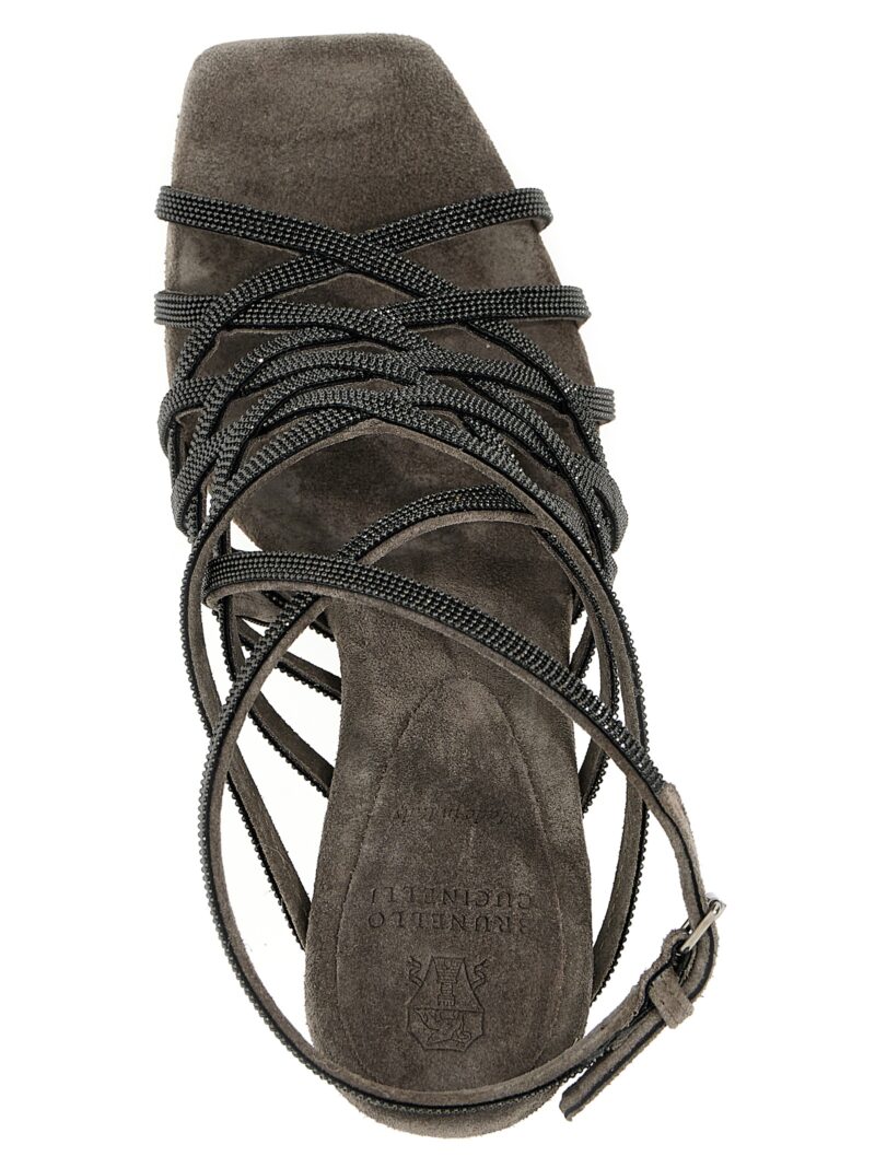 'Monile' sandals Woman BRUNELLO CUCINELLI Gray