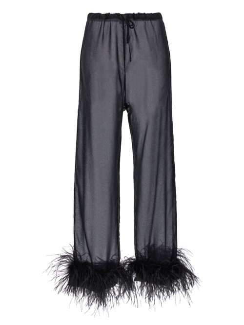 'Plumage' trousers OSÈREE Black