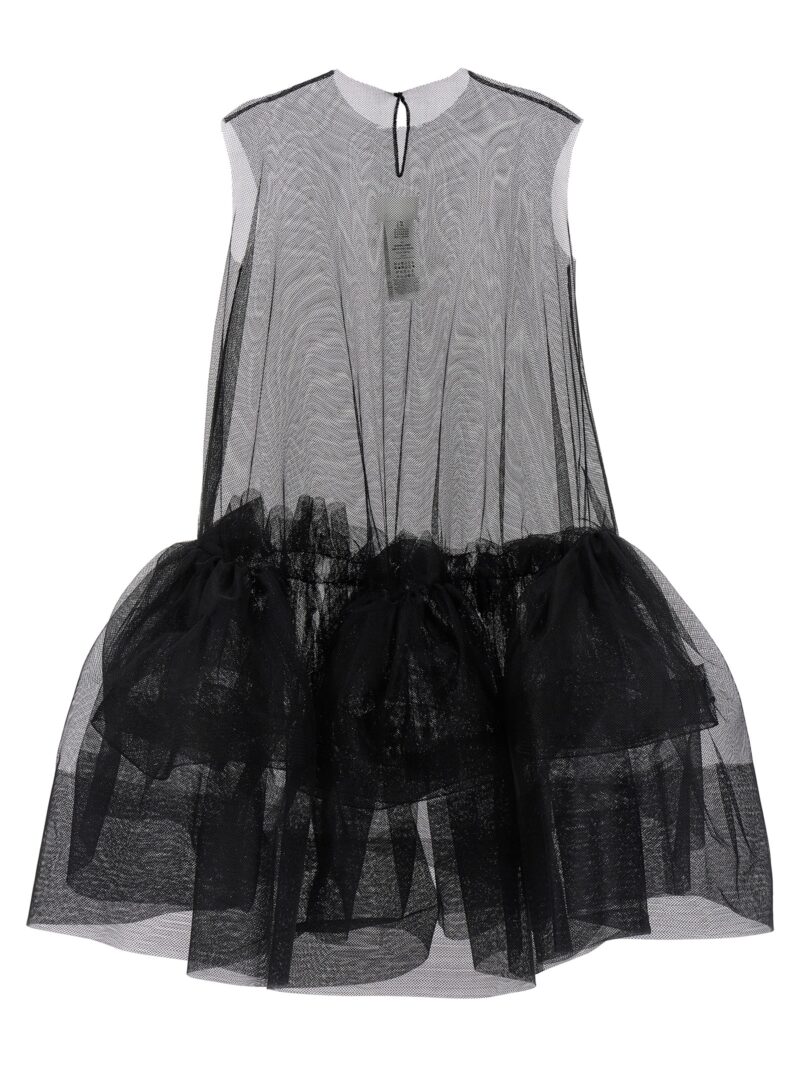 Flounced tulle dress MAISON MARGIELA Black