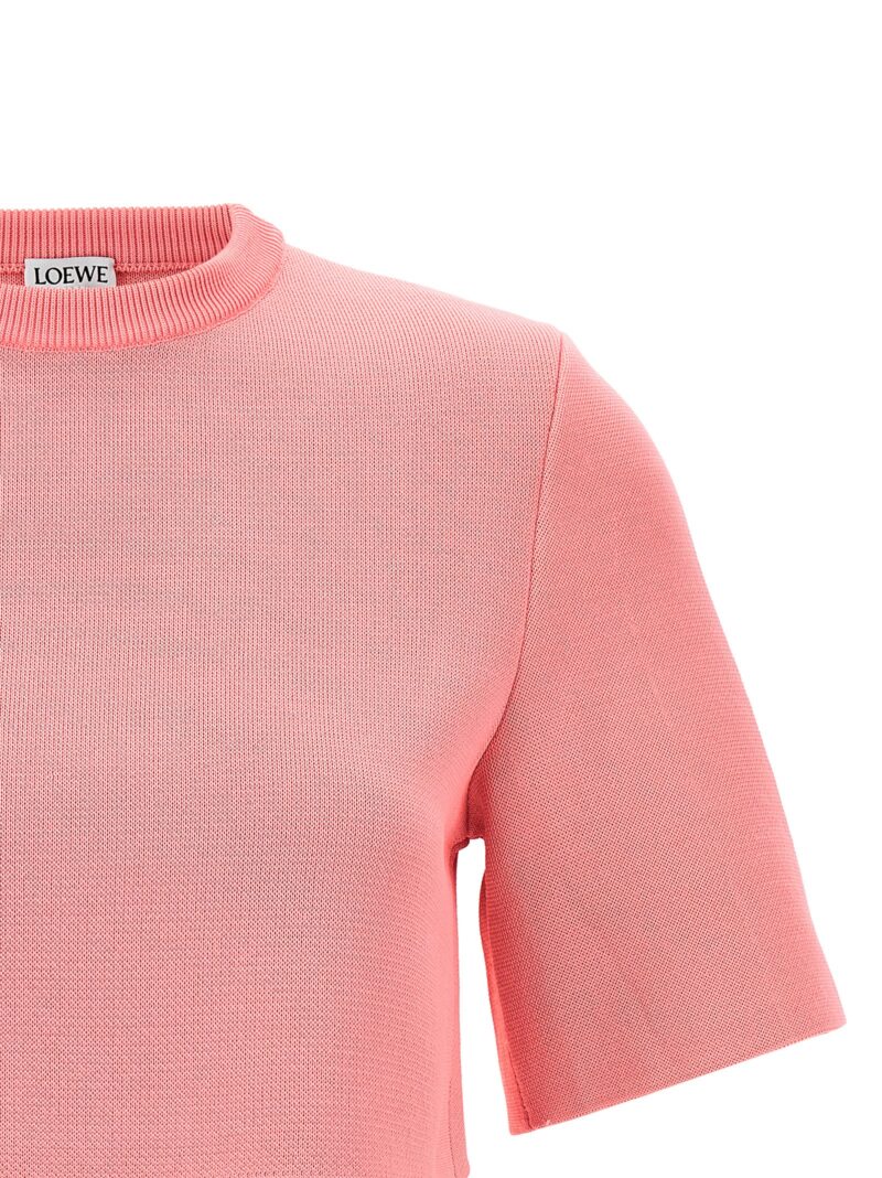 'Reproportioned' cropped top Woman LOEWE Pink