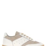 Suede leather sneakers MM6 MAISON MARGIELA White