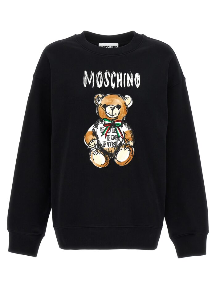 'Teddy Bear' sweatshirt MOSCHINO Black