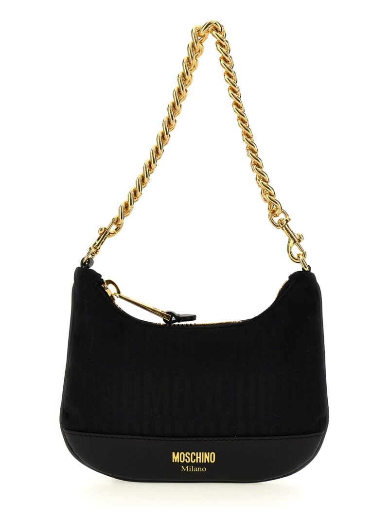 'Logo' handbag MOSCHINO Black