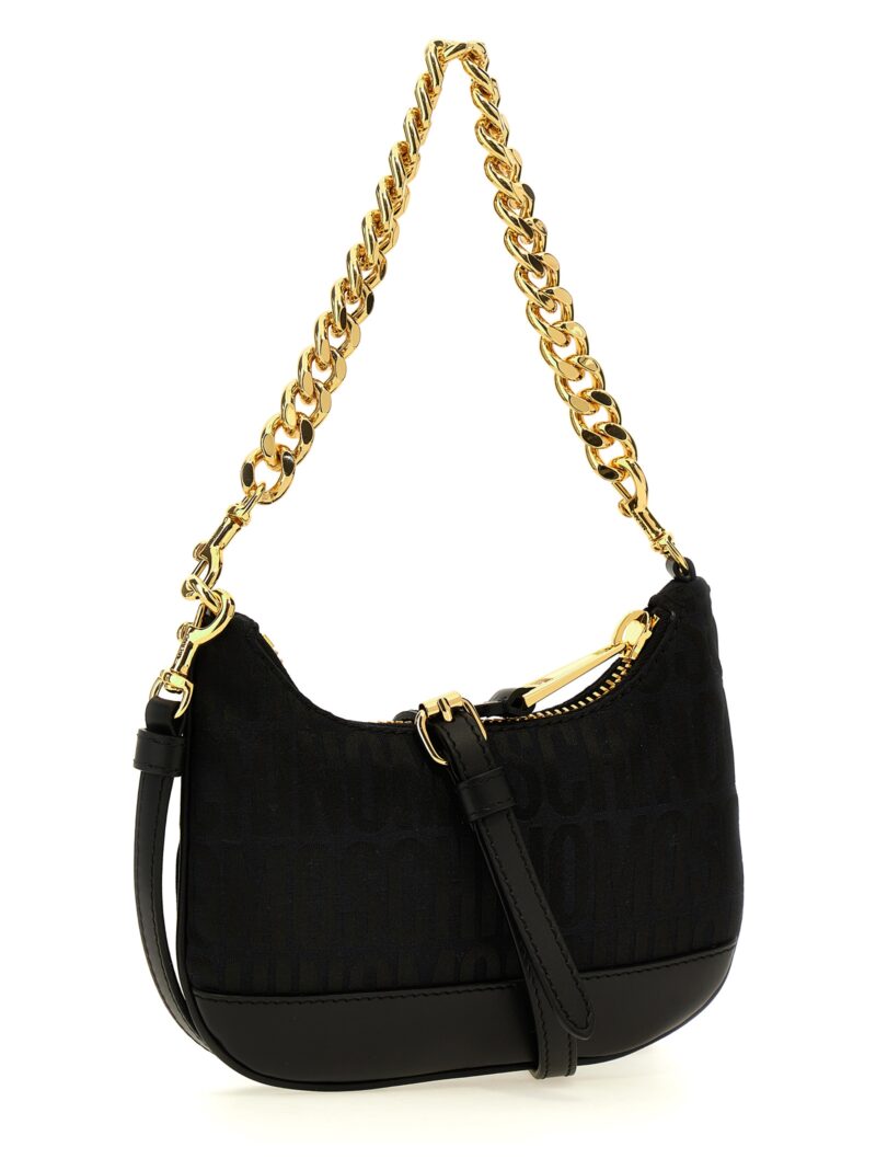 'Logo' handbag A741482681555 MOSCHINO Black