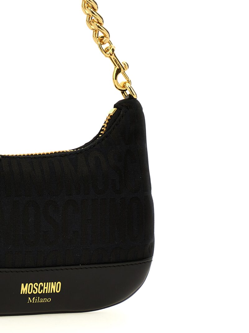 'Logo' handbag Woman MOSCHINO Black