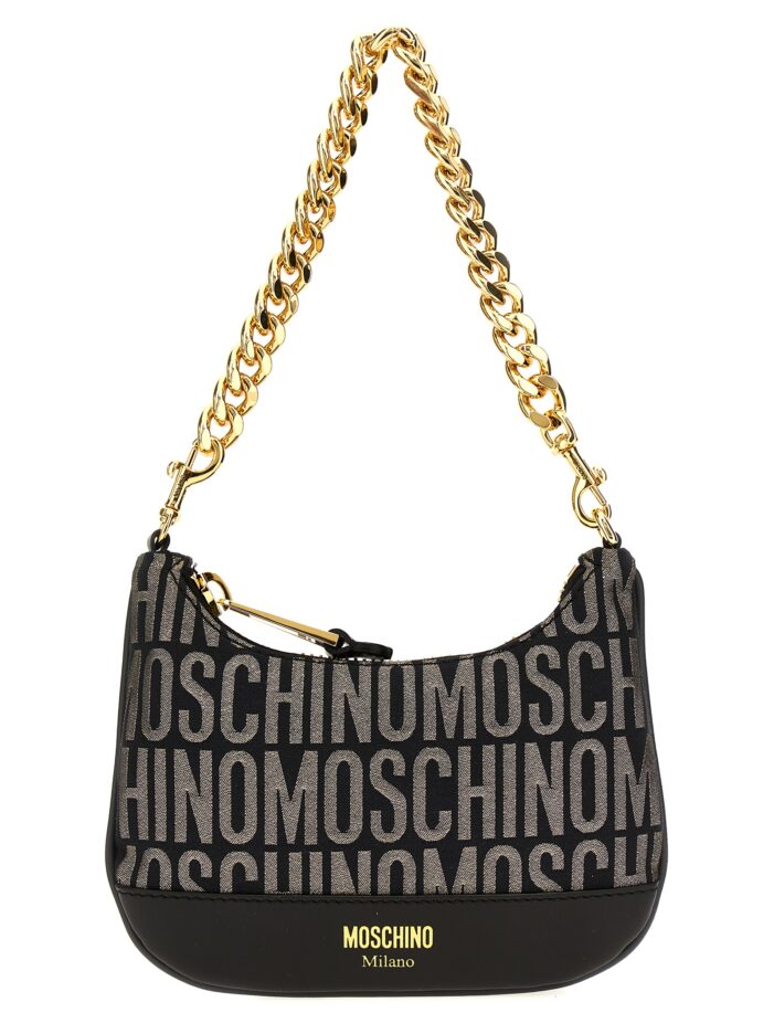'Logo' handbag MOSCHINO Black