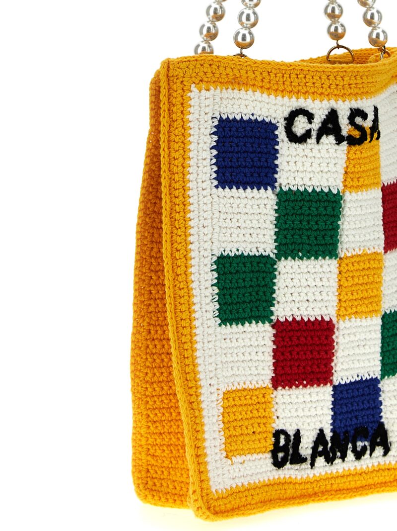 'Cotton Mini Crochet Square' handbag Woman CASABLANCA Multicolor