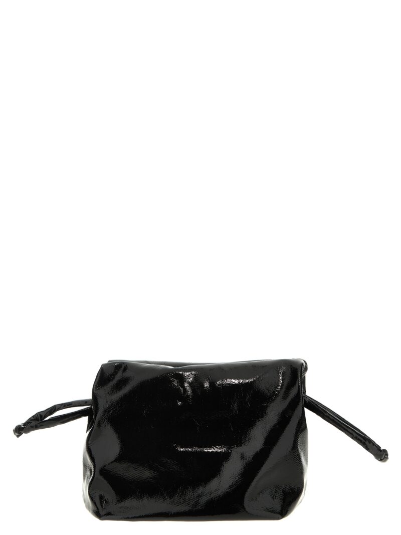'Lacquer' clutch KASSL EDITIONS Black