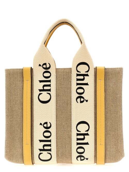 'Woody Small' shopping bag CHLOÉ Yellow