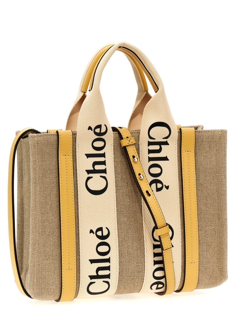 'Woody Small' shopping bag CHC22AS397I26746 CHLOÉ Yellow