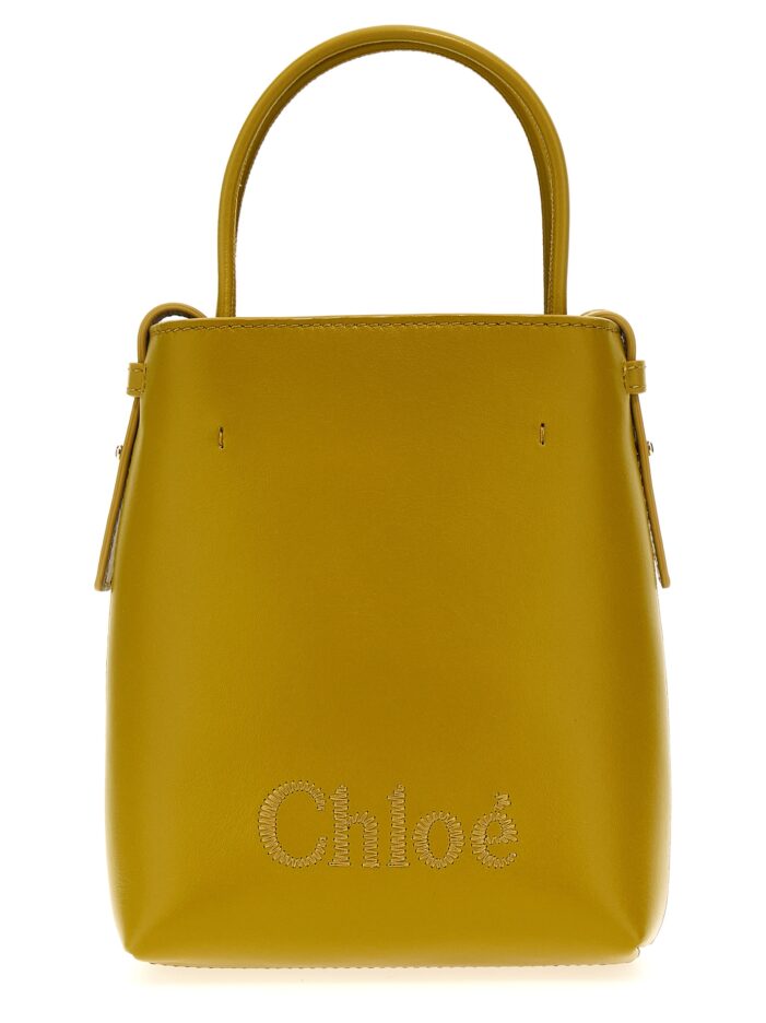 'Micro Chloe Sense' bucket bag CHLOÉ Green