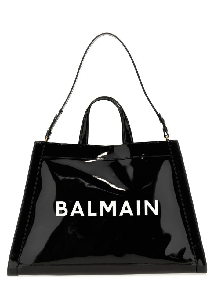 'Olivier's Cabas' shopping bag BALMAIN White/Black