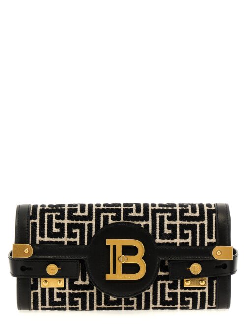 'B-Buzz 23' clutch BALMAIN White/Black